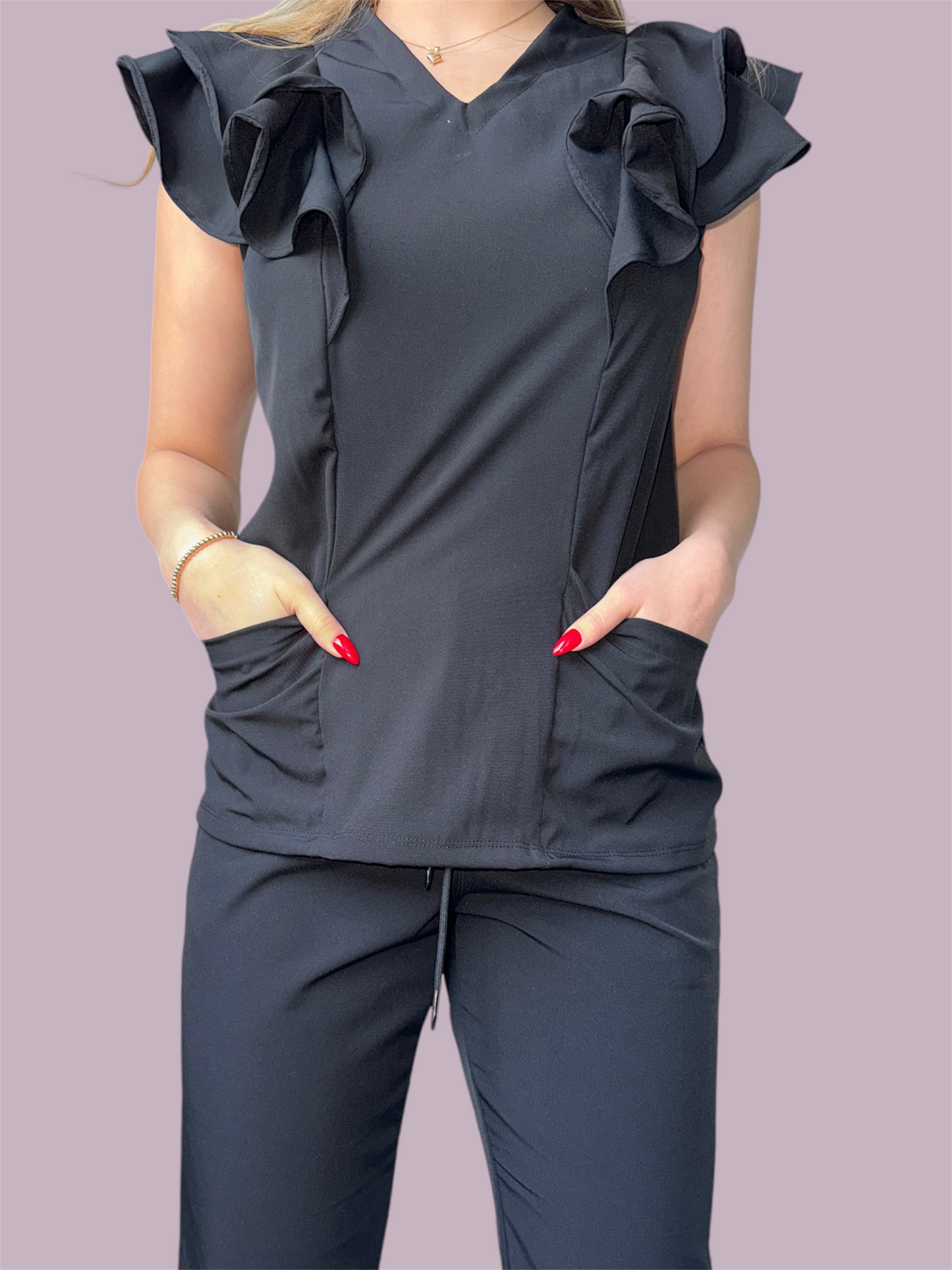 Set Black Cisne & Slim Fit Pant