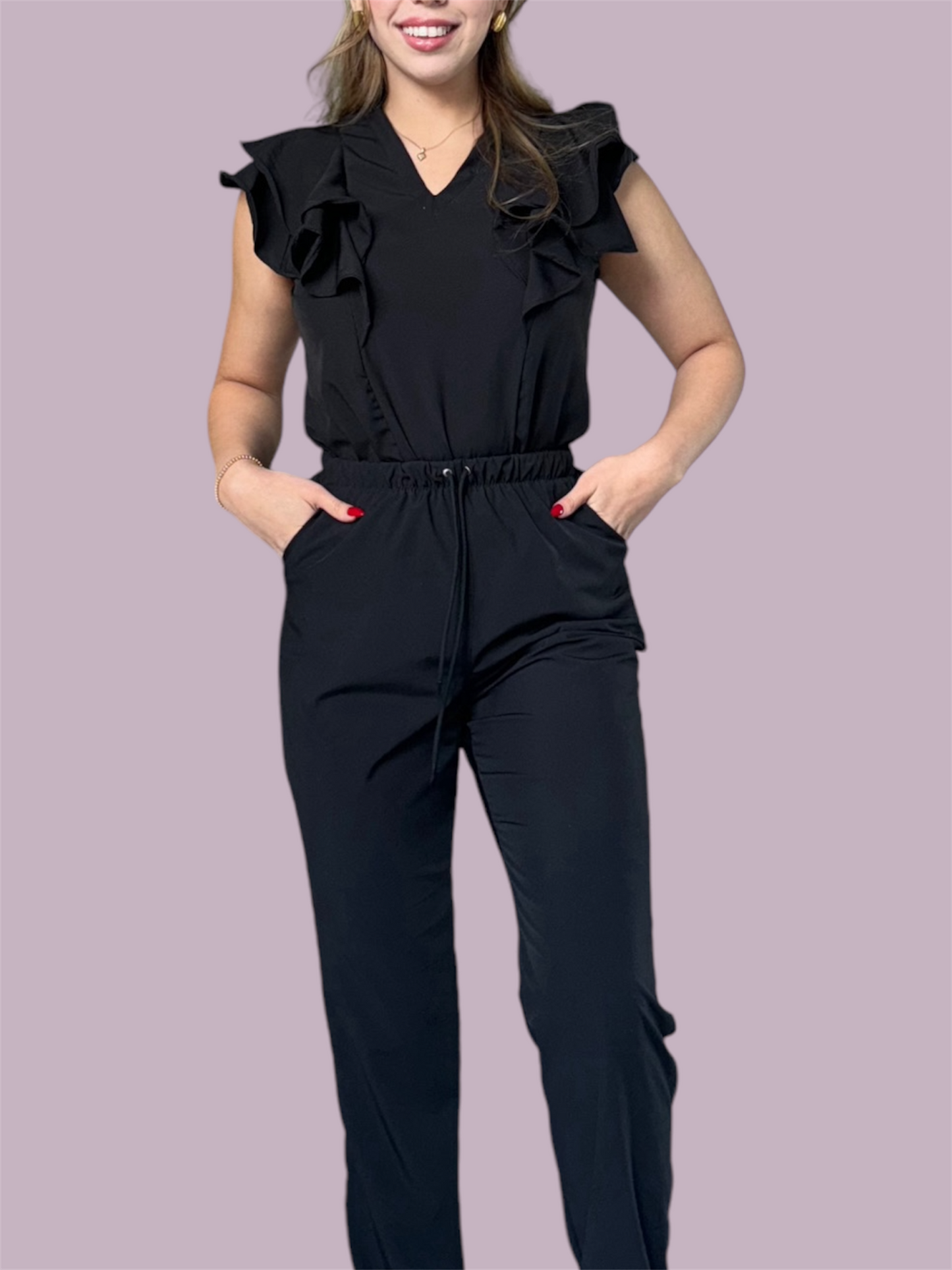 Set Black Cisne & Slim Fit Pant