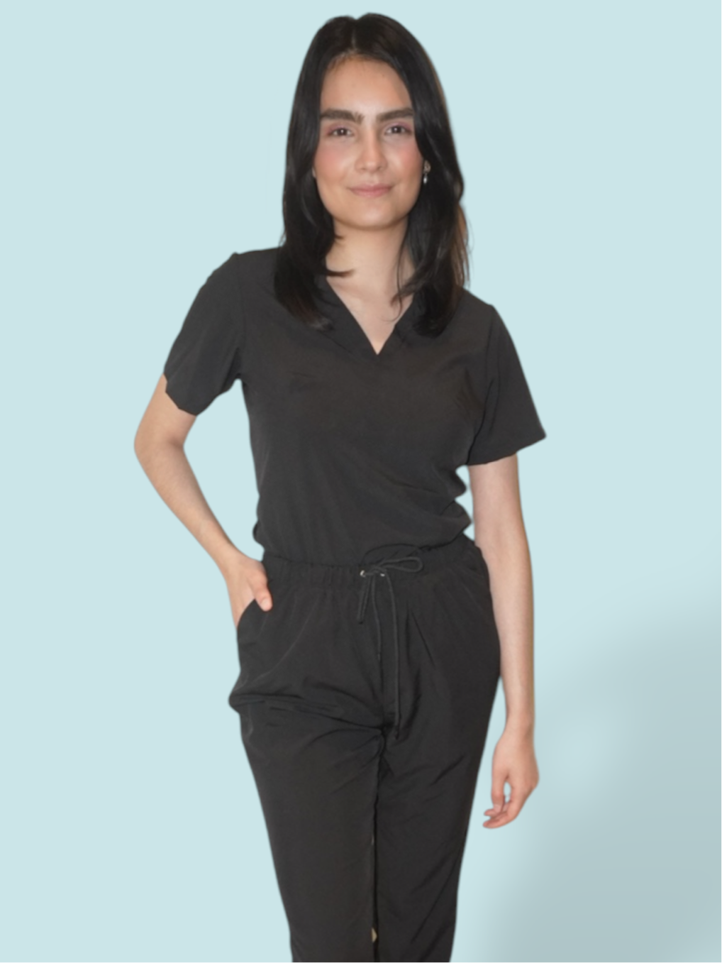 Set Black Hero & Slim Fit Pant